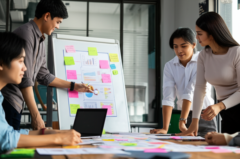 Filipino marketing team